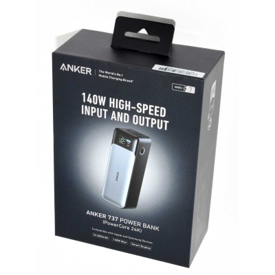 POWER BANK CON DISPLAY ANKER 737 140W 24000MAH PRECINTADO POWER BANK CON DISPLAY ANKER 737 140W 24000MAH PRECINTADO