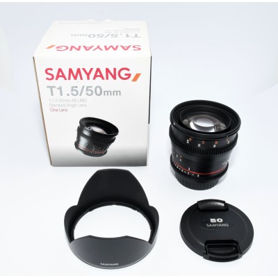 OBJETIVO SAMYANG T1.5/50MM (CANON) OBJETIVO SAMYANG T1.5/50MM (CANON)