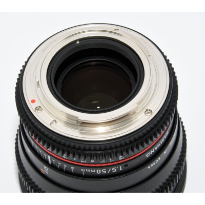 OBJETIVO SAMYANG T1.5/50MM (CANON) OBJETIVO SAMYANG T1.5/50MM (CANON)
