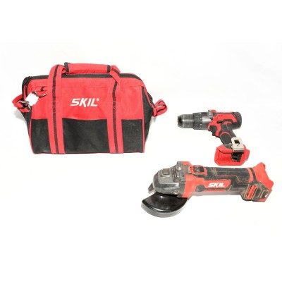 KIT AMOLADORA + ATORNILLADOR SKILL 18V A BATERIA KIT AMOLADORA + ATORNILLADOR SKILL 18V A BATERIA