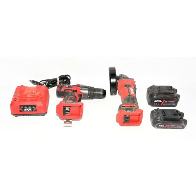 KIT AMOLADORA + ATORNILLADOR SKILL 18V A BATERIA KIT AMOLADORA + ATORNILLADOR SKILL 18V A BATERIA