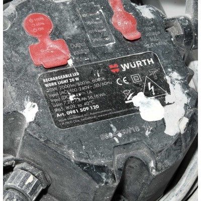 FOCO DE OBRA WURTH 20W FOCO DE OBRA WURTH 20W