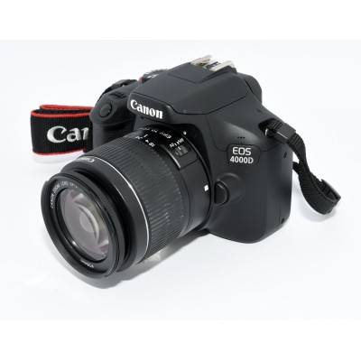 CAMARA REFLEX DIGITAL CANON EOS 4000D + 18-55MM CAMARA REFLEX DIGITAL CANON EOS 4000D + 18-55MM
