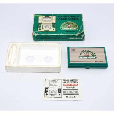 CONSOLA NINTENDO GAME WATCH GREEN HOUSE GH-54 CONSOLA NINTENDO GAME WATCH GREEN HOUSE GH-54