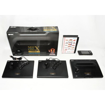 CONSOLA SNK NEO GEO X GOLD CON 3 MANDOS CONSOLA SNK NEO GEO X GOLD CON 3 MANDOS