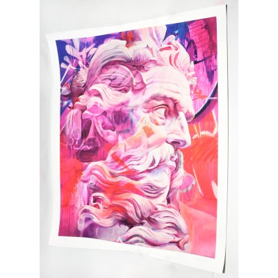 LAMINA PICHIAVO POSEIDON FIRMADA LAMINA PICHIAVO POSEIDON FIRMADA