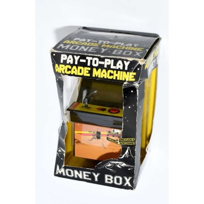 PAY TO PLAY ARCADE MACHINE MONEY BOX