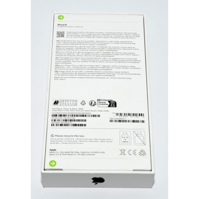 APPLE IPHONE 16 128GB NEGRO PRECINTADO