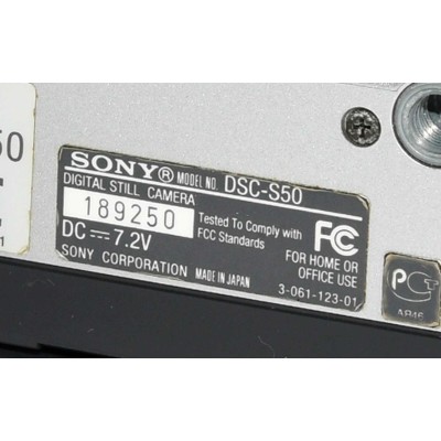 CAMARA DIGITAL SONY DSC-S50 CAMARA DIGITAL SONY DSC-S50