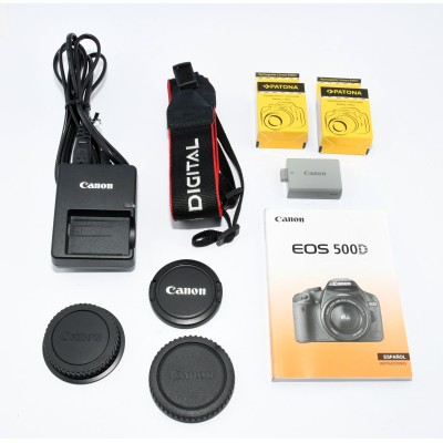 CAMARA REFLEX DIGITAL CANON EOS 500D + 18-55MM CAMARA REFLEX DIGITAL CANON EOS 500D + 18-55MM
