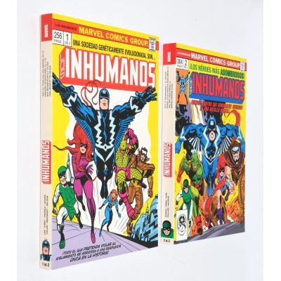 MARVEL LOS HEROES MAS ASOMBROSOS INHUMANOS 1 Y 2 MARVEL LOS HEROES MAS ASOMBROSOS INHUMANOS 1 Y 2
