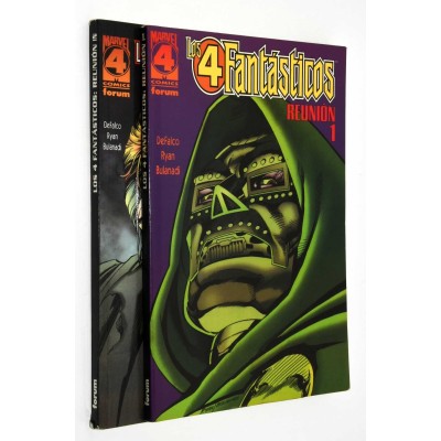 COMIC MARVEL LOS 4 FANTASTICOS REUNION 1 Y 2 COMIC MARVEL LOS 4 FANTASTICOS REUNION 1 Y 2